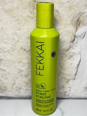 ⭐ FEKKAI Apple Cider Detox Rinse Conditioning Detangler 8.5 oz